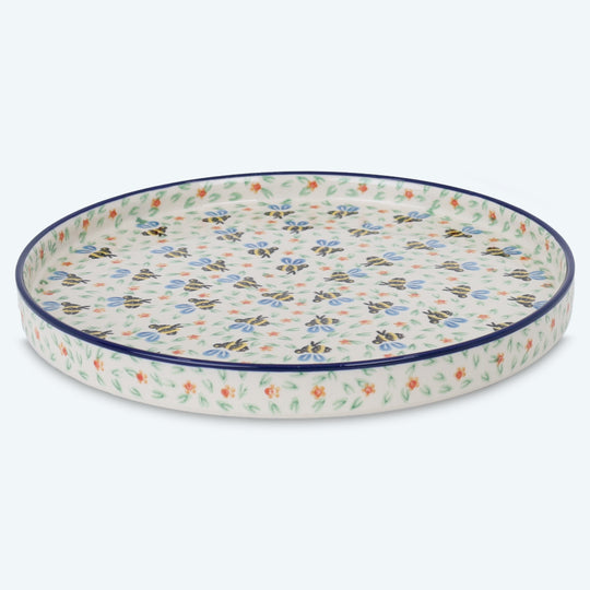 Honey Bee Plate – Nature-Inspired Ceramic with Bee Motif