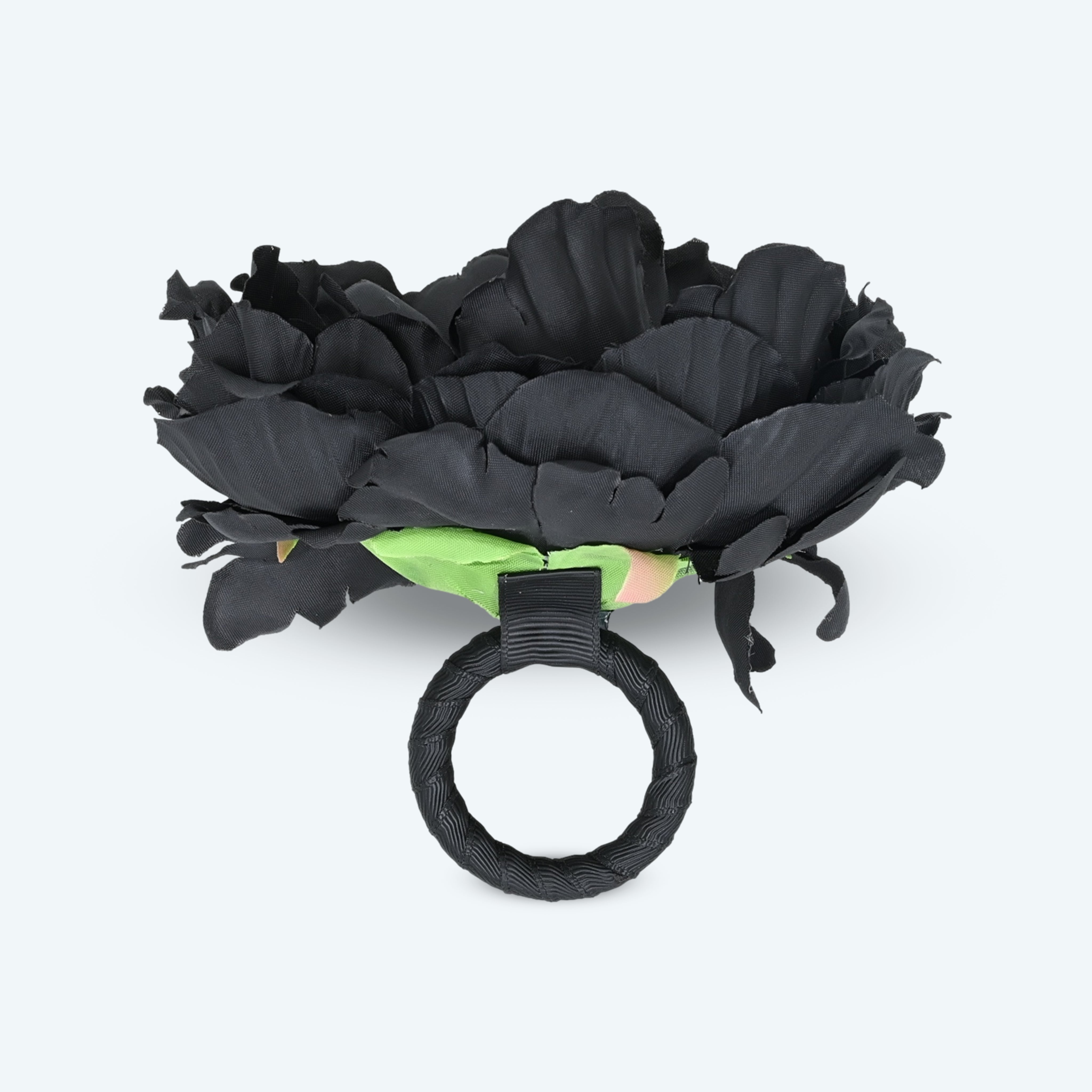 Black Peony Napkin Ring - Napkin Ring