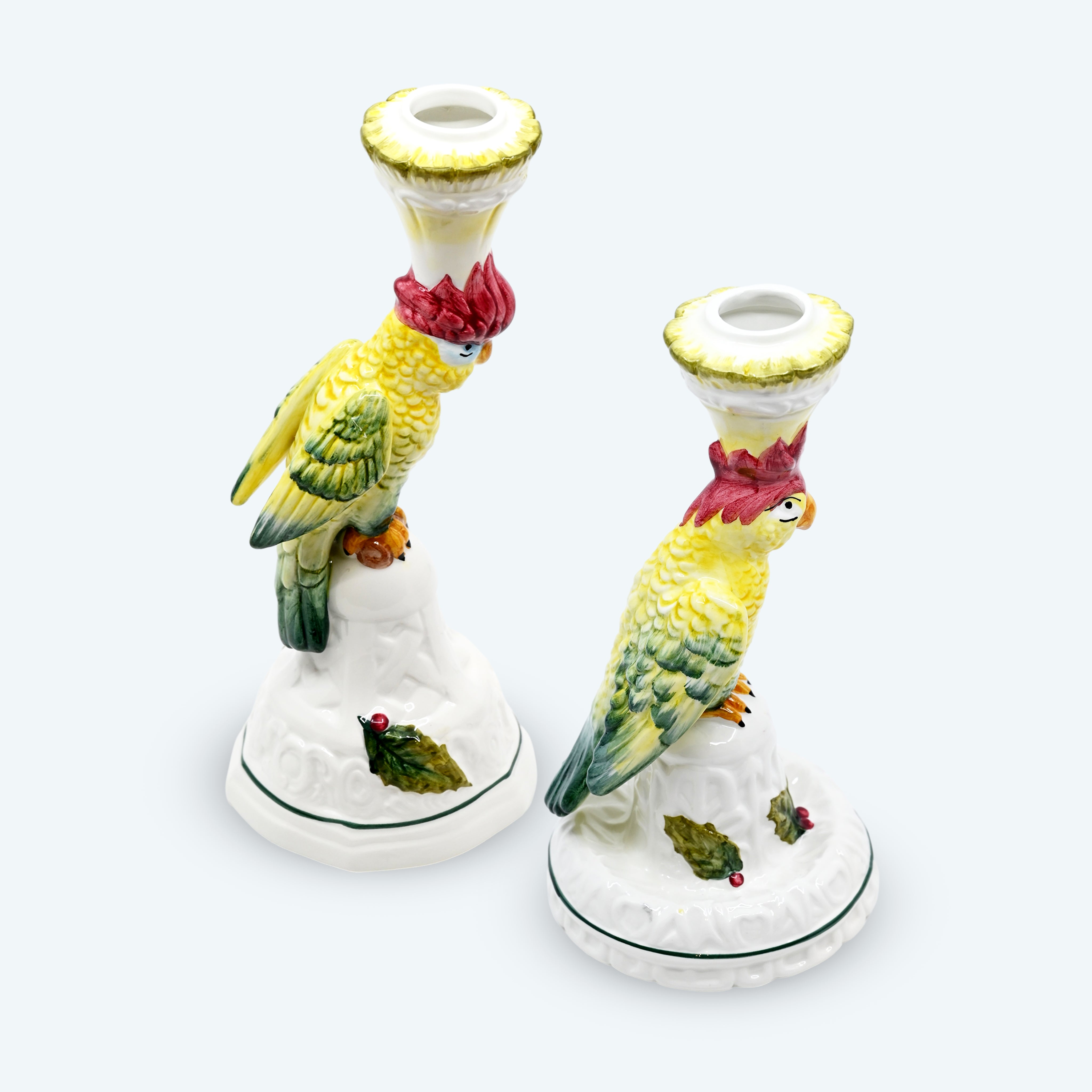 Ceramic Parrot Candleholder - Candle Holder