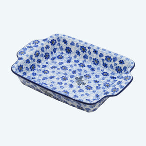 11’’ Oven Dish With Handle Misty Dragonfly - Oven Dish