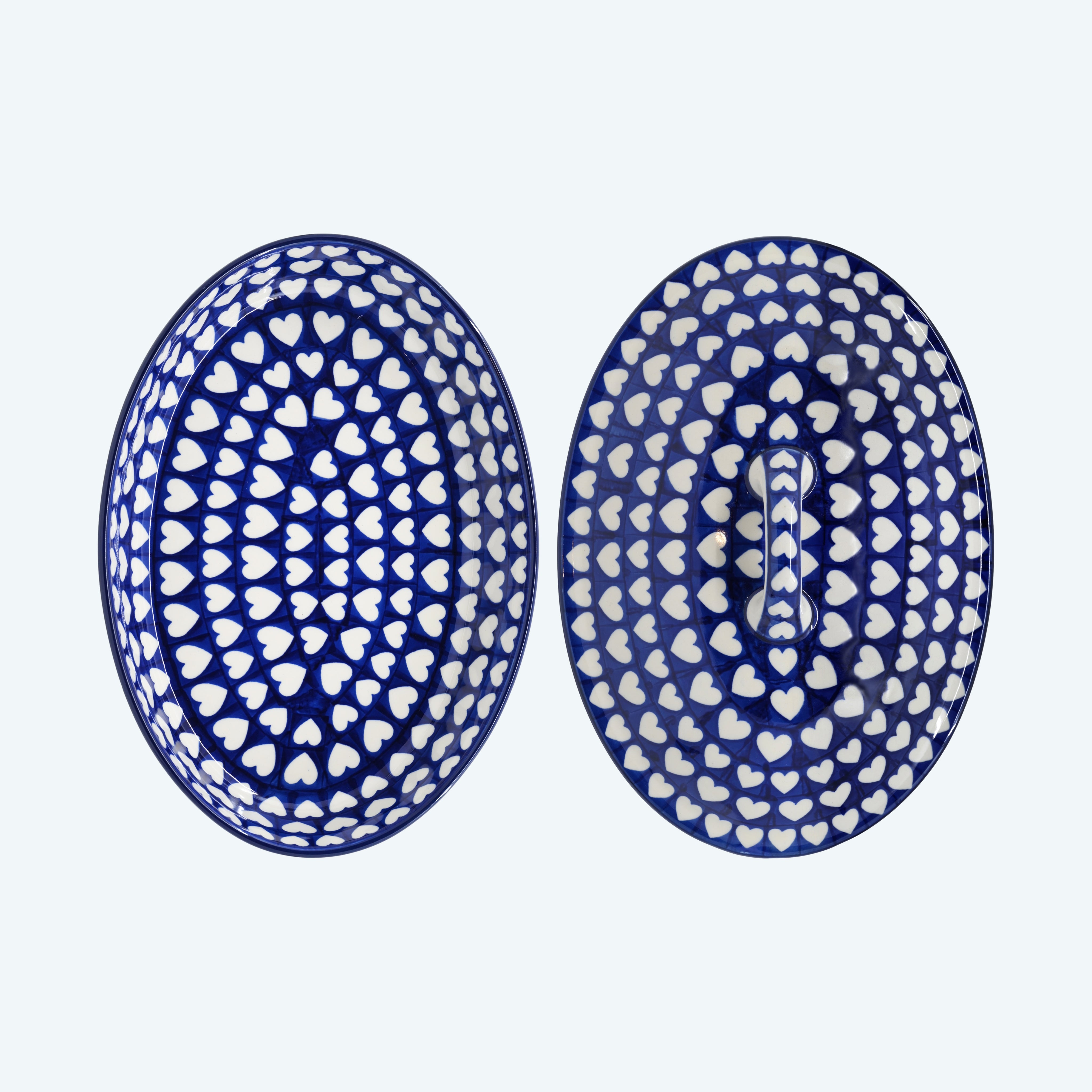 12’’ Casserole Dish Hypnotic Hearts - Oven Dish