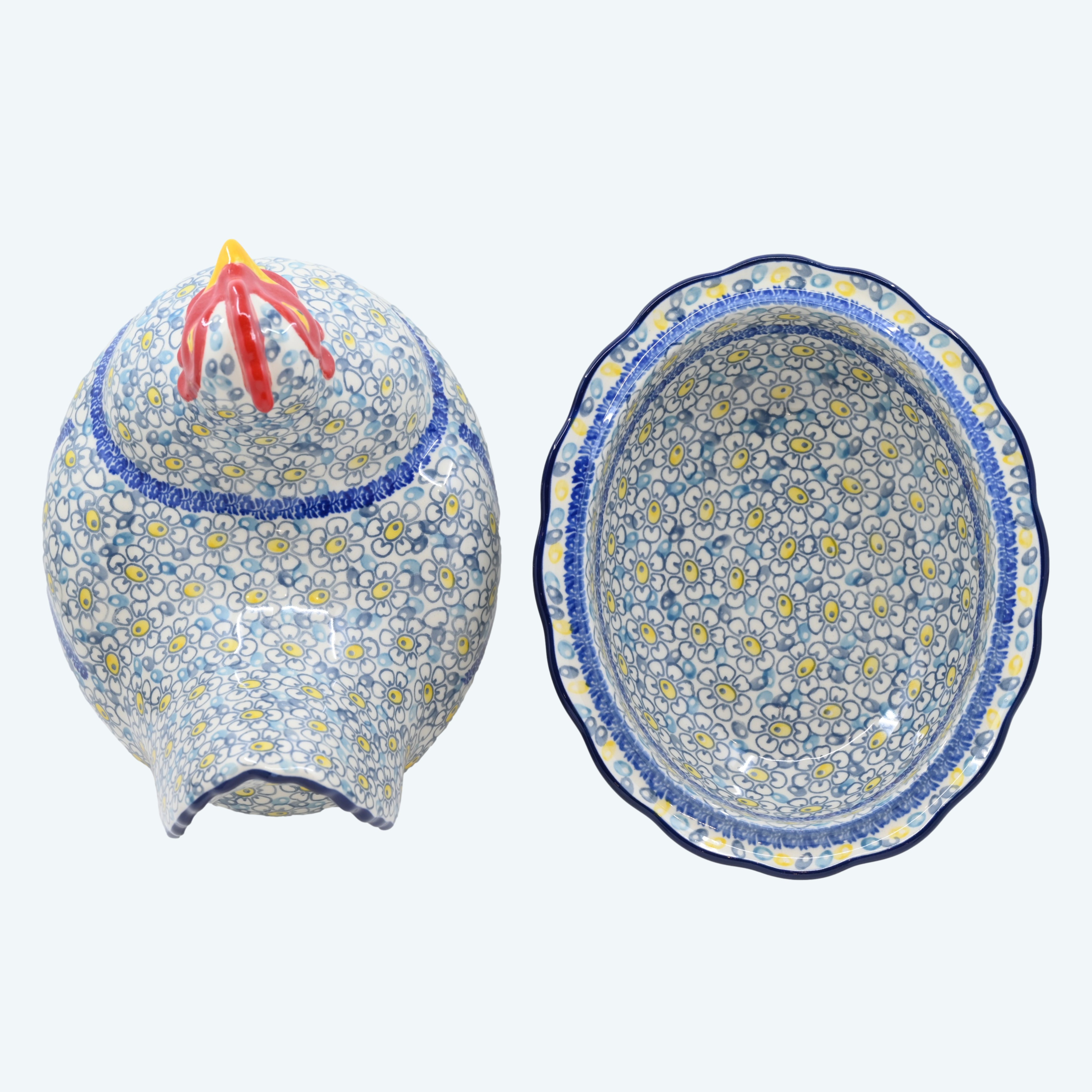 Floral Hen Baker - Oven Dish