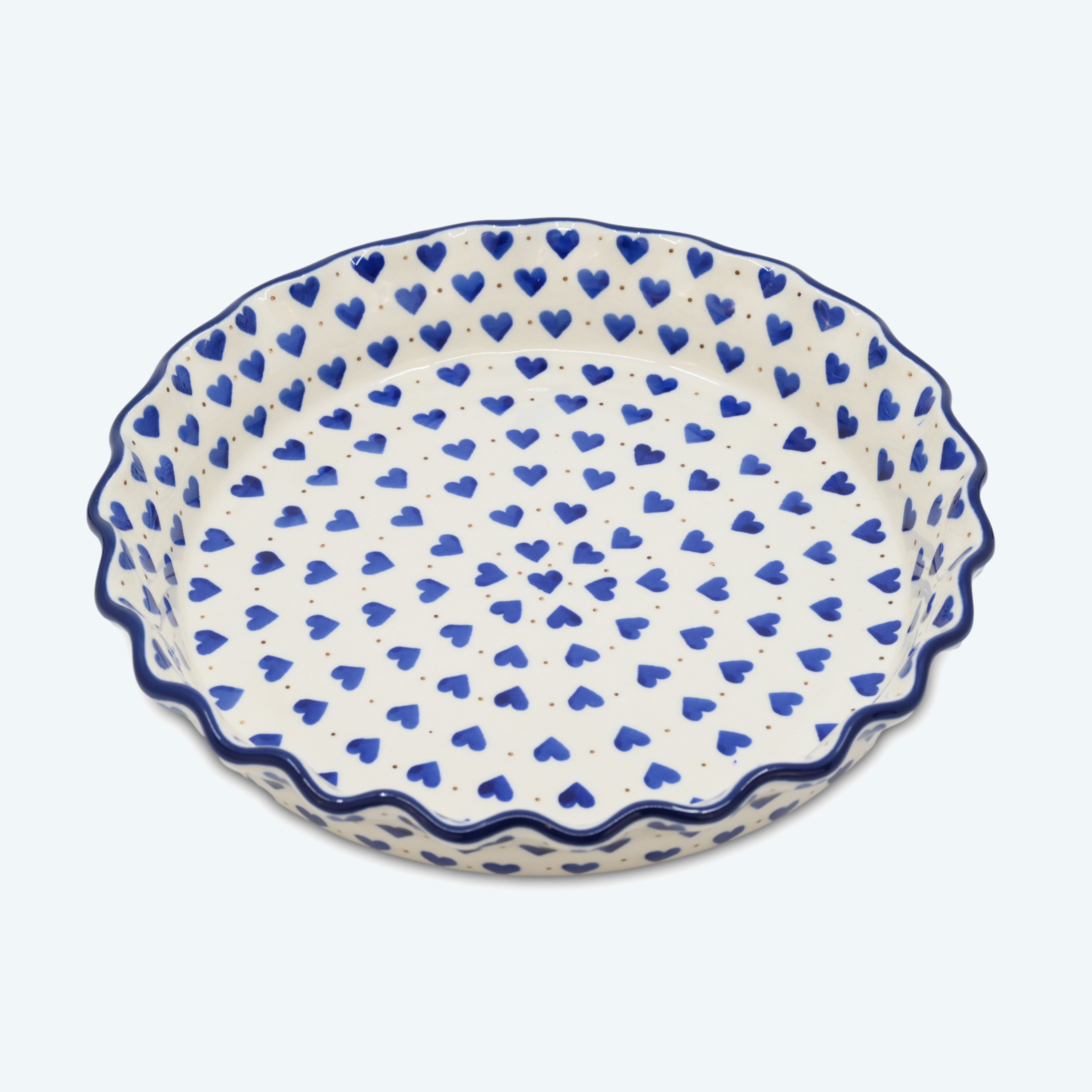 Medium Fluted Pie Dish Hearts Delight - Oven Dish