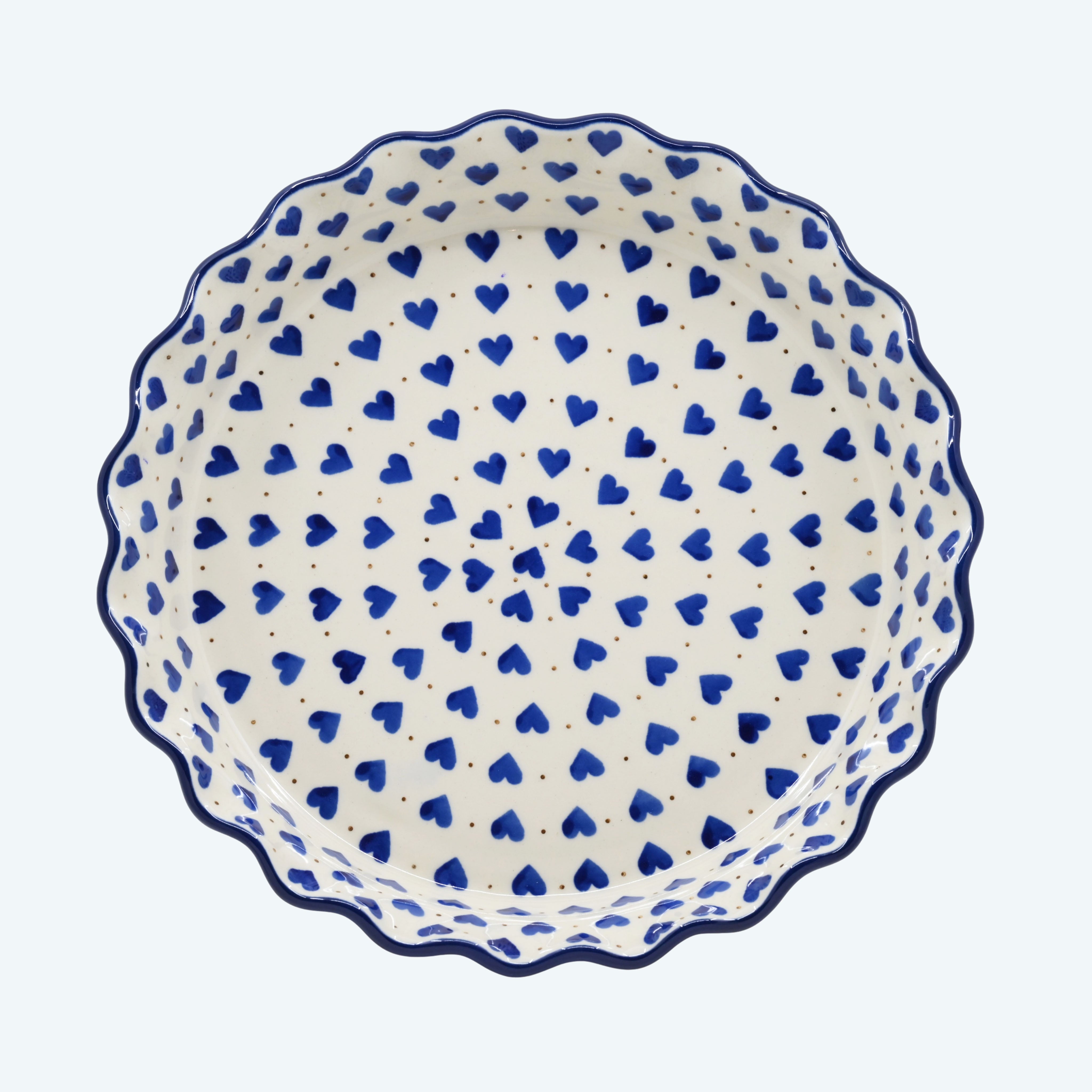 Medium Fluted Pie Dish Hearts Delight - Oven Dish