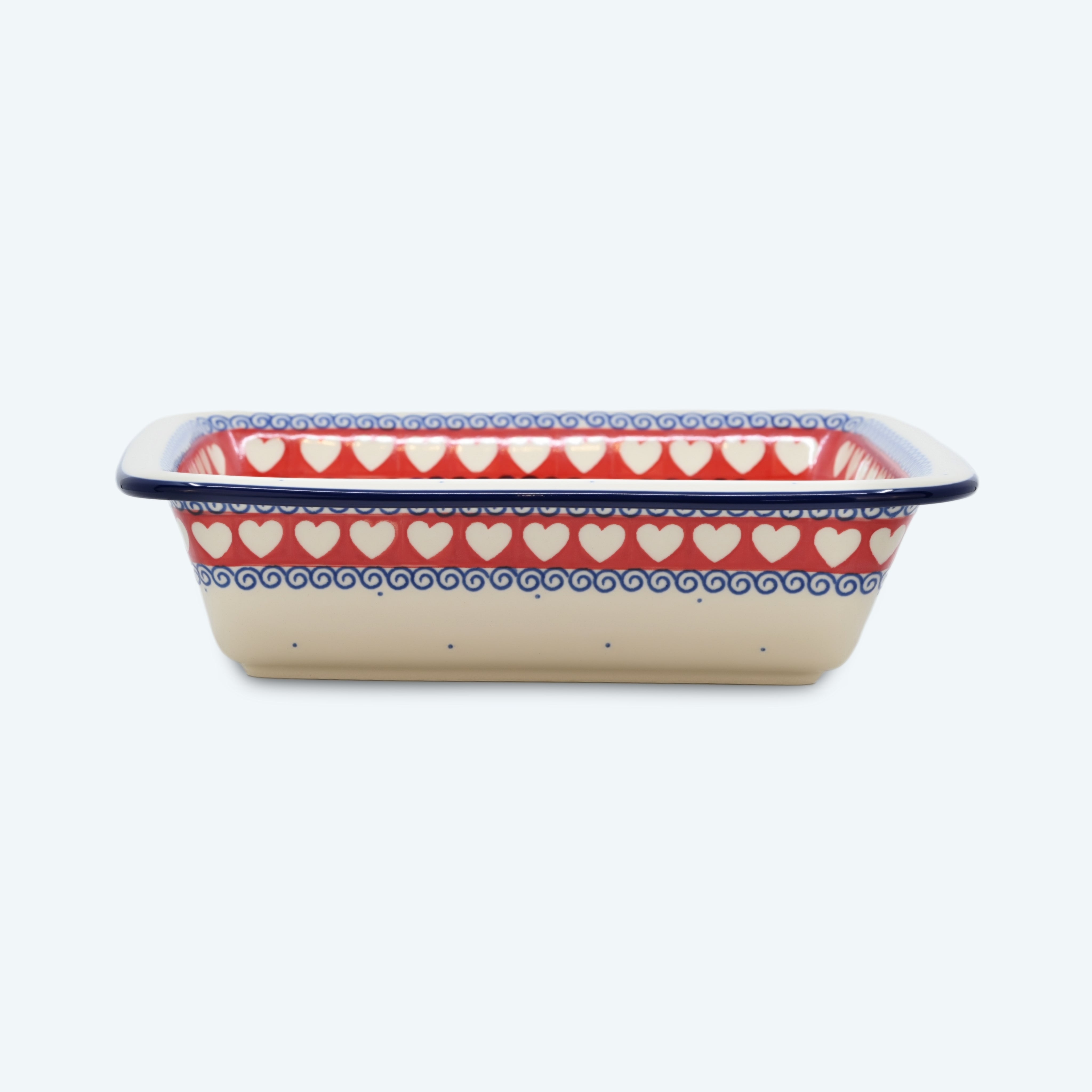 11’’ Rectangular Baker Love Struck - Oven Dish