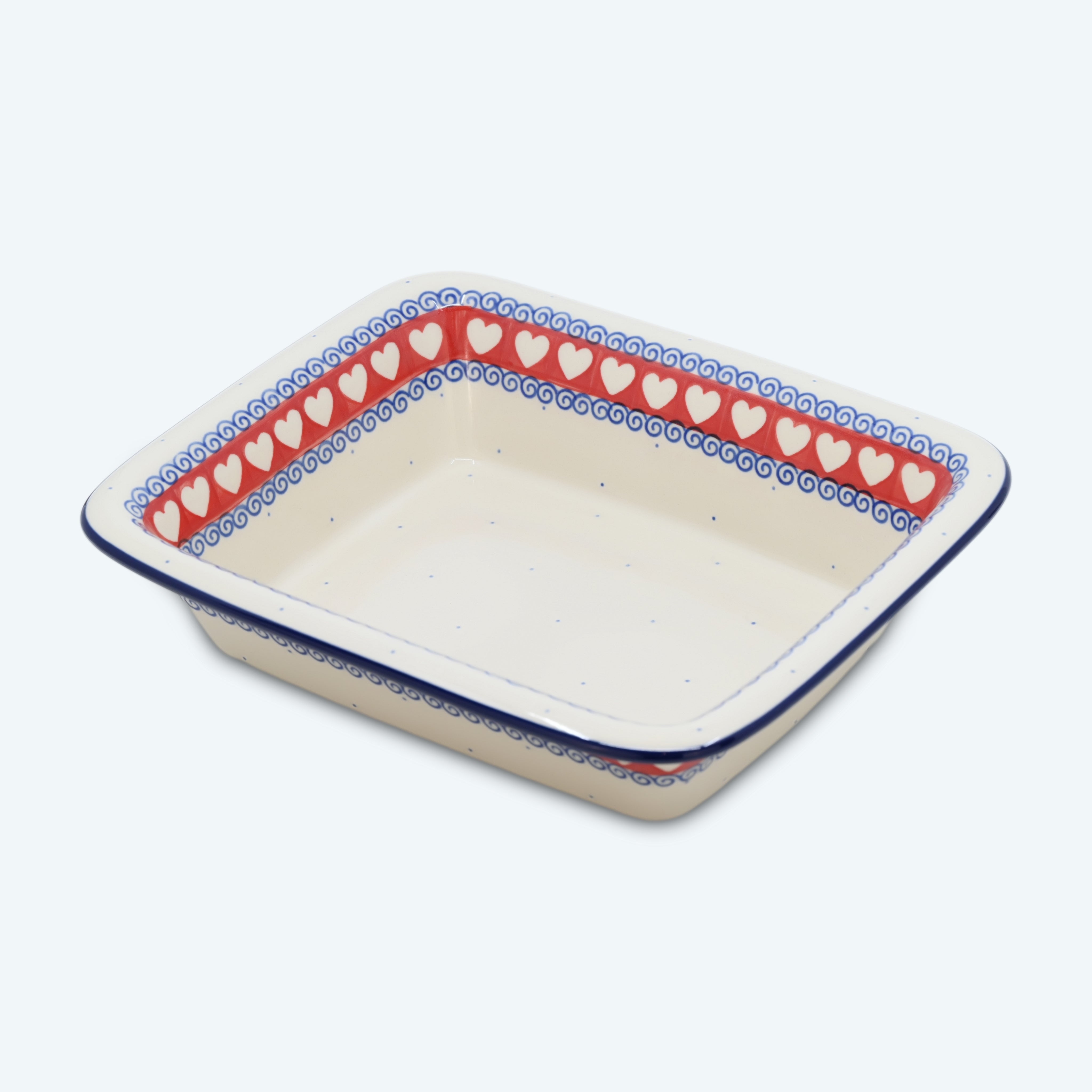 11’’ Rectangular Baker Love Struck - Oven Dish