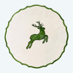 Christmas Ceramic Dinner Plate Green - Plate