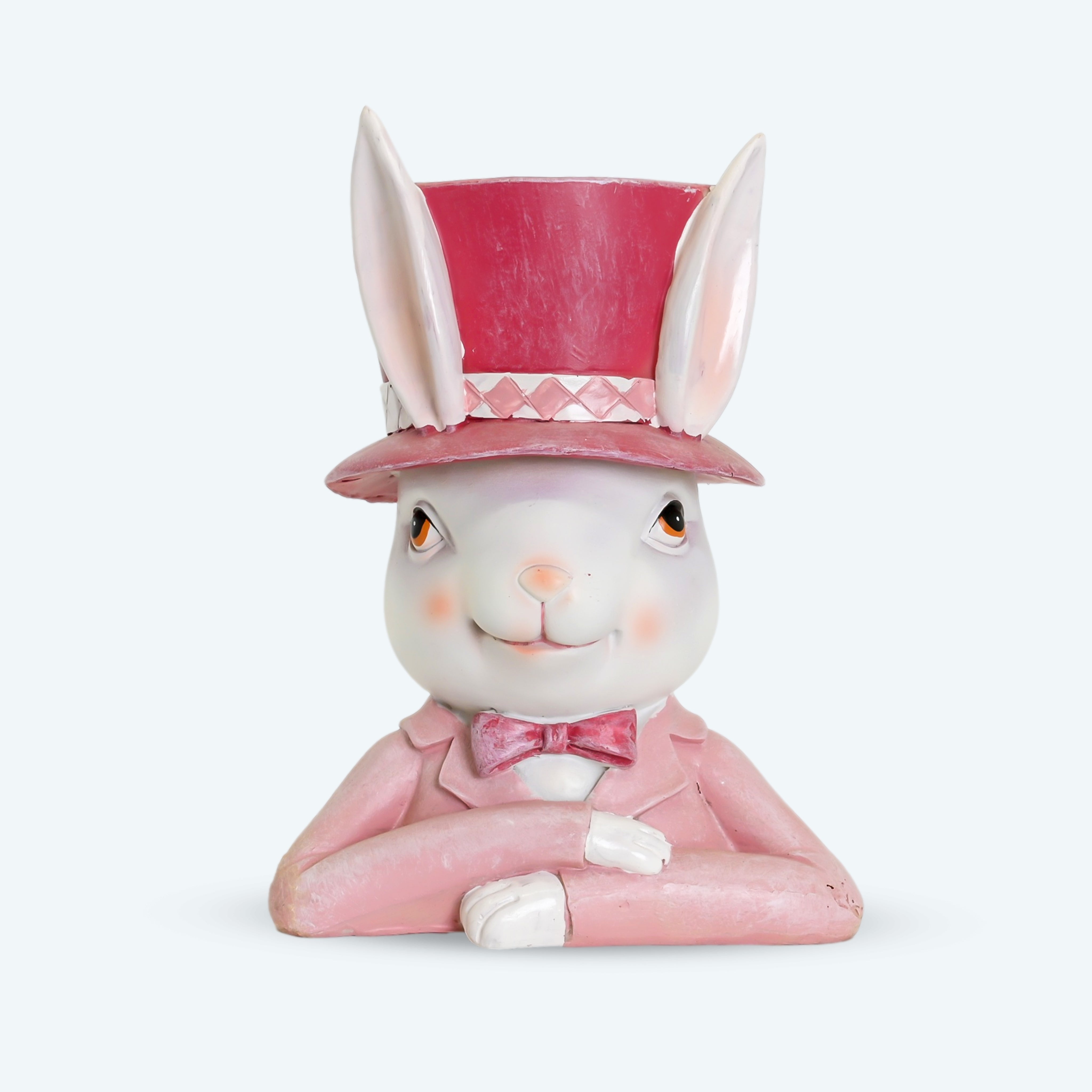 Gentleman Bunny Candle Holder Small - Centrepiece