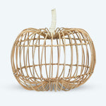 Handwoven Wicker Pumpkin - Table Decoration