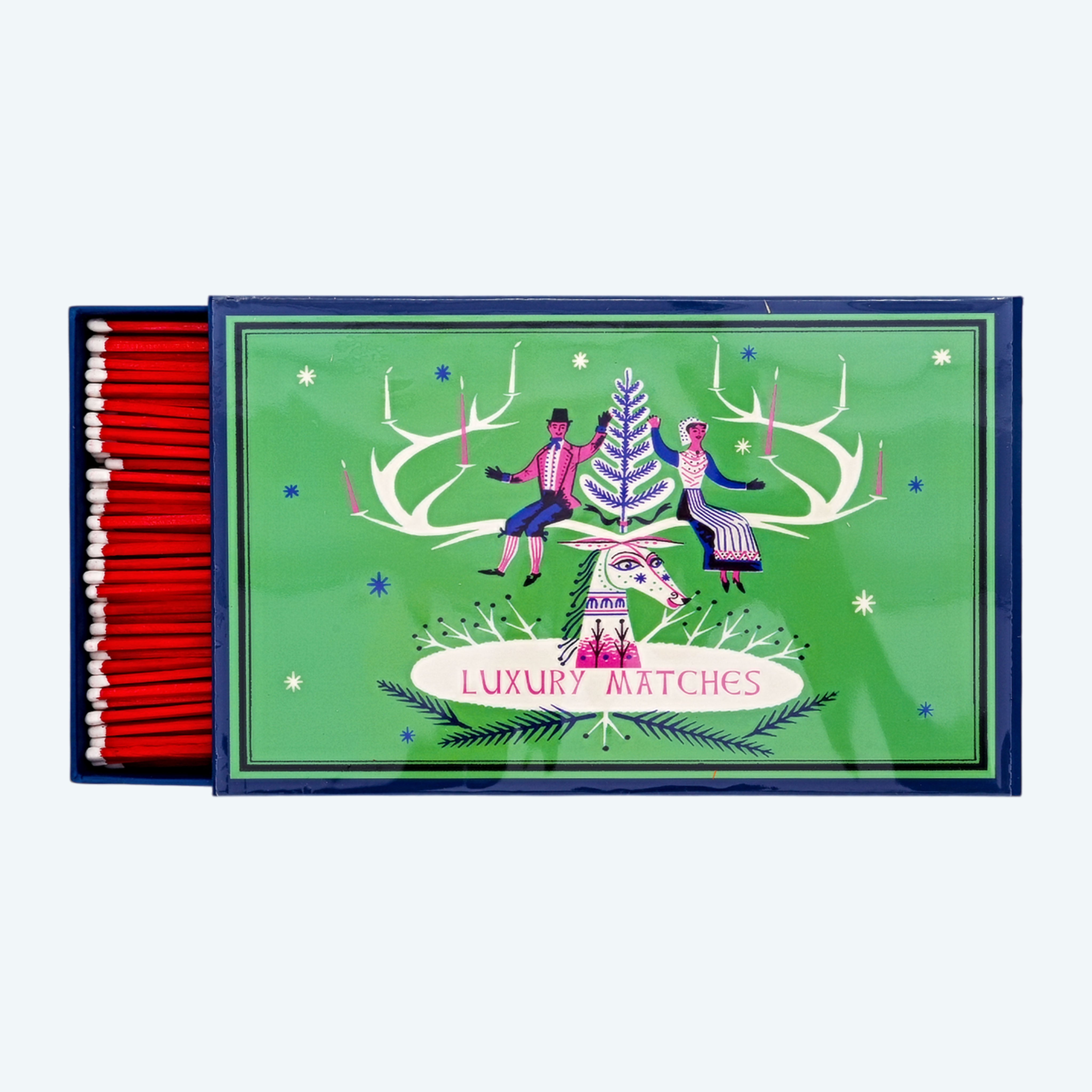 Festive Candlelight Celebration Giant Long Matchbox - Matches