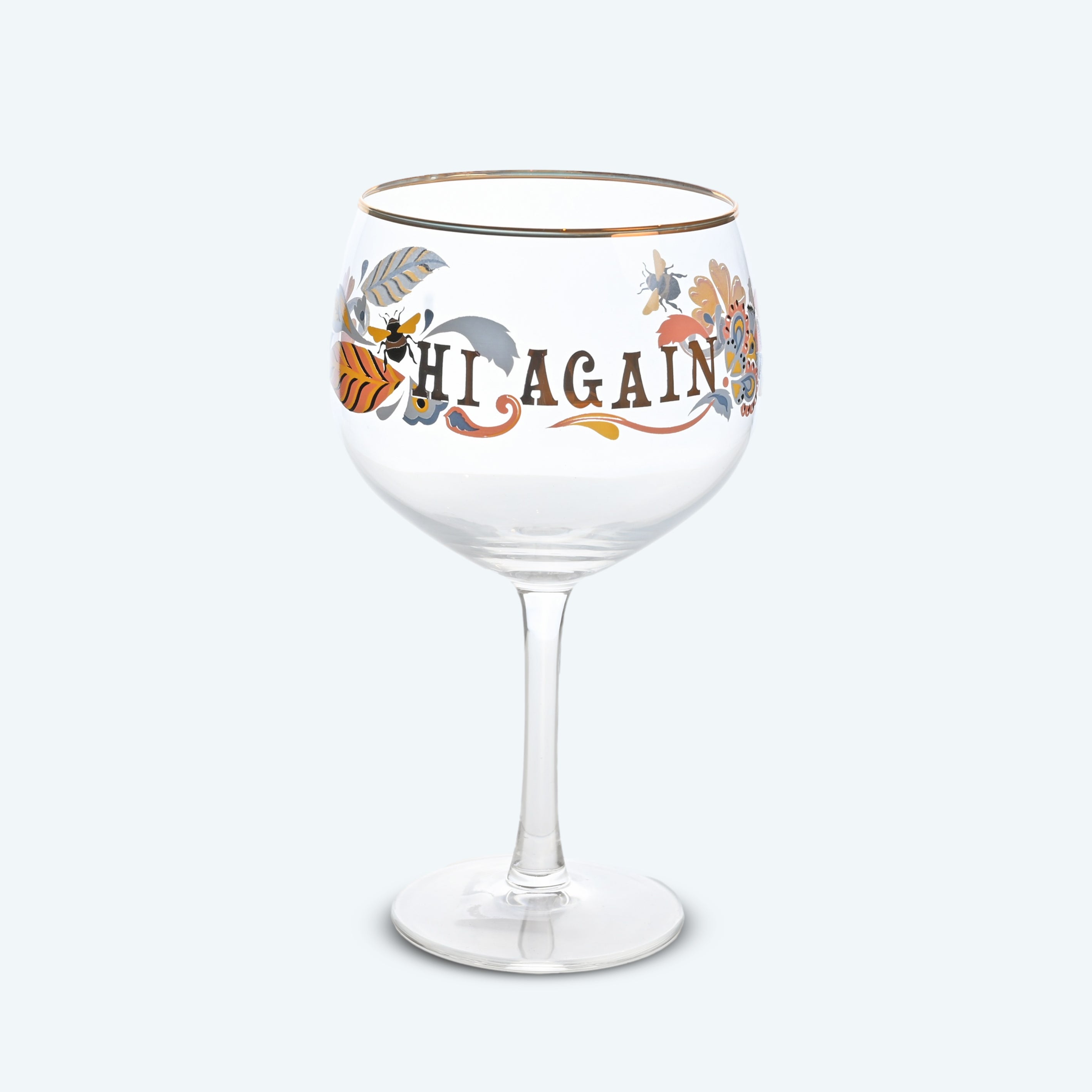Hi Again Hi Again Gin Glass – A Playful Touch for Your Cocktail Hour