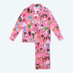 Christmas Jumper Dogs Classic Long Sleeve Set Pink - Pyjamas