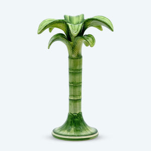 Medium Palm Green Candle Holder - Candle Holder