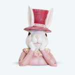 Pink Lady Bunny Candle Holder Large - Centrepiece