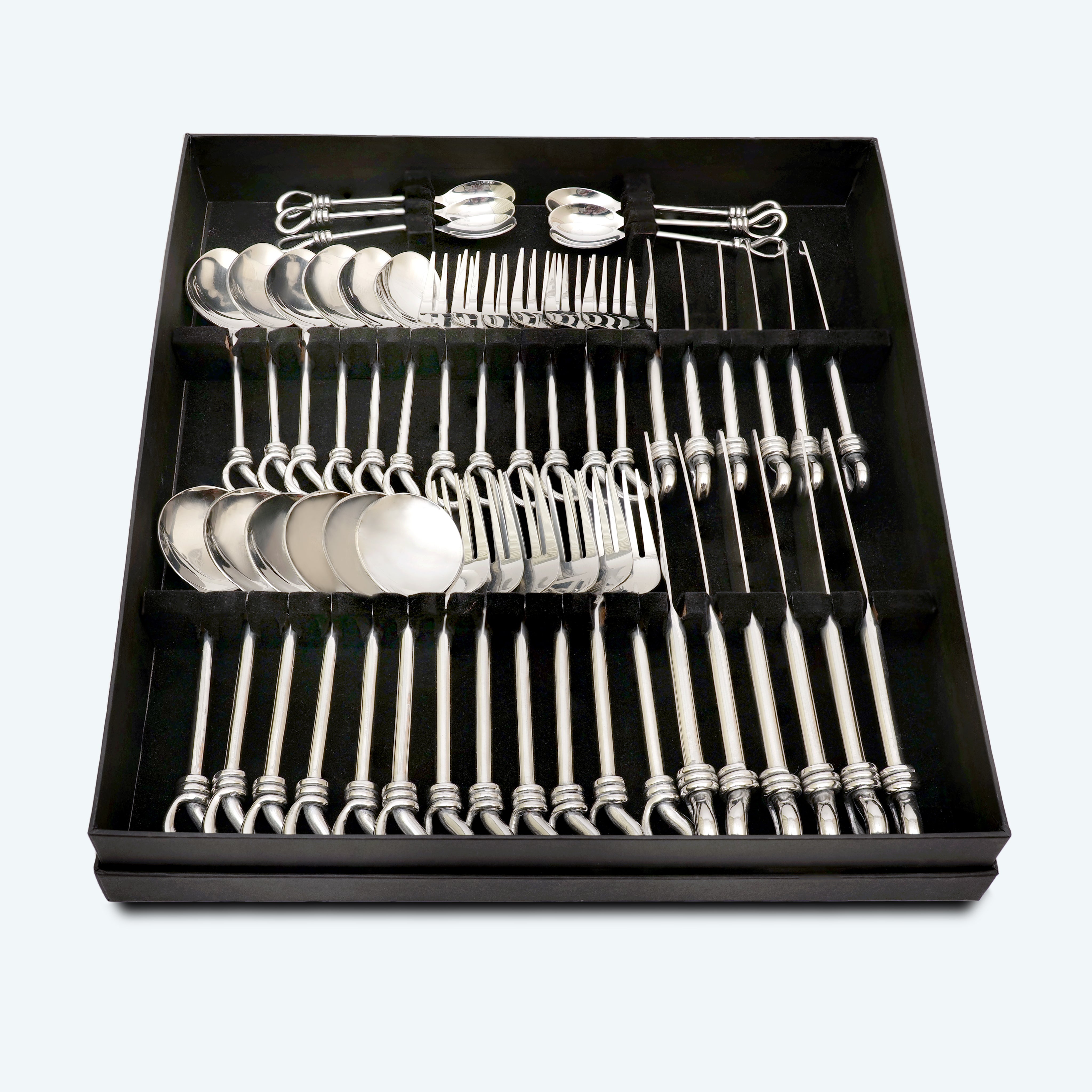 Elegant Knot 42-Piece Cutlery Set In Presentation Box - Cutlery