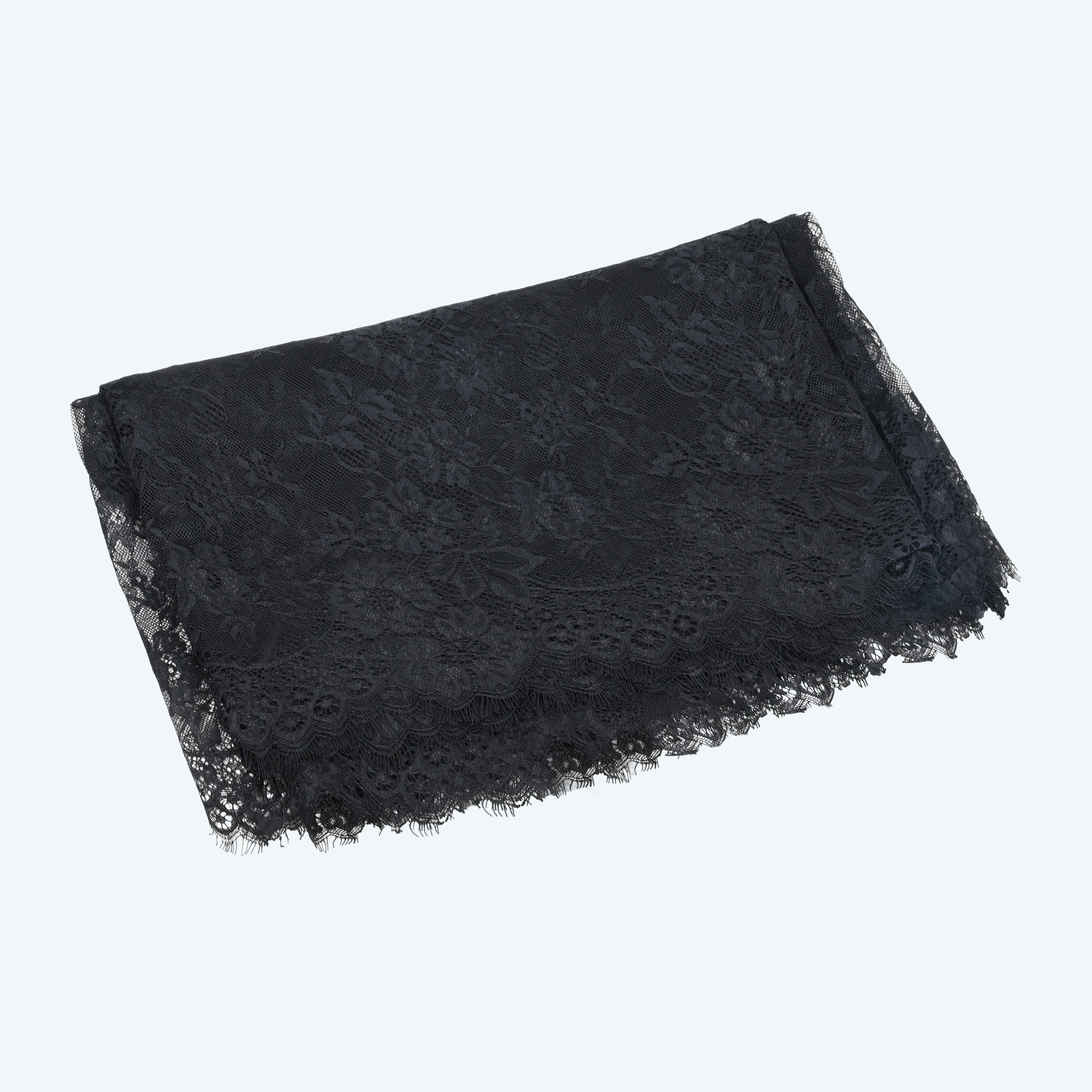 Rectangular Black Lace Tablecloth - Tablecloth