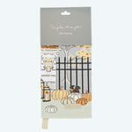 Trick or Treat Scene Tea Towel - Tea Towel