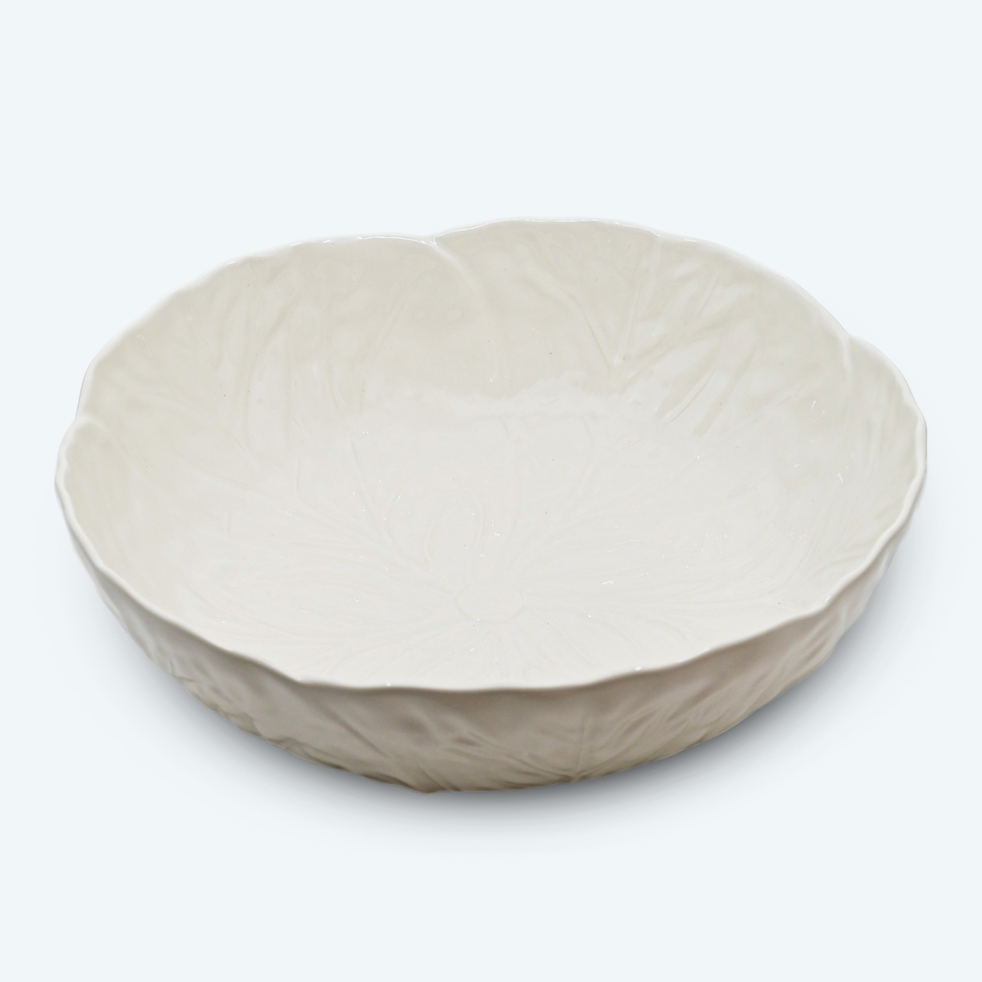 Large Cabbage Bowl White - Bowl